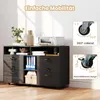 Mobilny kontener COSTWAY, mobilna szafka na dokumenty Podgląd zdjęcia produktu 5