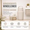 Windeleimer mit Geruchsstop, rechteckig, 20 Liter Produktbild-Vorschau 5