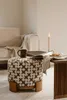 Indore Home - Fien - Pouf - Ottoman - Braun - Beige Produktbild-Vorschau 4