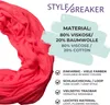 styleBREAKER Damen Jersey Loop Schlauchschal in Crash-Optik Produktbild-Vorschau 4