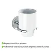 WENKO Vacuum-Loc® Zahnputzbecher Capri, Befestigen ohne Produktbild-Vorschau 11