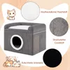 COSTWAY Maison pliable pour chat, grotte pour chat avec Voir les images du produit 6