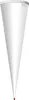 ROTH 667011 ROTH Schultüten-Rohling, rund, 700 mm, weiß Anteprima dell’immagine prodotto 4