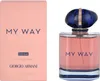 A product shot of Giorgio Armani My Way Intense Eau de Parfum and its packaging. Podgląd zdjęcia produktu