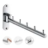 Drehbarer Edelstahl Kleiderhaken,Klappbar Wandgarderobe, Produktbild-Vorschau 1
