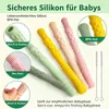 6er Set Beißring Baby Zahnungshilfe, BPA frei Kaustange für Produktbild-Vorschau 2
