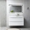 Waschtisch mit Unterschrank 100 cm Smiley Badmöbel Set Produktbild-Vorschau 4