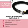hair2heart Premium Mini Tape Extensions Echthaar - 12 Tapes Produktbild-Vorschau 3