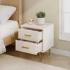INONEFT, set di 2 comodini, mobiletto notte con 2 cassetti, Anteprima dell’immagine prodotto 5