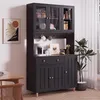Kuchyňská vysoká skříň BEALIFE, rozměry 98x38x180 cm, s LED Náhled obrázku produktu 9
