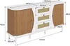 Flieks Sideboard, Anrichte mit 3 Schubladen aus Rattan, Produktbild-Vorschau 3