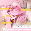 GOPLUS 2 in 1 Schminktisch für Kinder, Schminktisch- & Produktbild-Vorschau 3