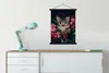 MuchoWow® Textilposter Katze - Blumen - Tiere - Botanisch Produktbild-Vorschau 3