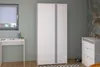 Armoire Rue avec 2 portes - blanc/gris ou blanc/rose Voir les images du produit 3