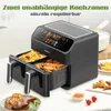 Heetluchtfriteuse 9L, dubbele kamer, airfryer 2000W met 2 Productafbeelding-voorbeeld 10