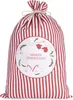 A Christmas sack with a festive design. Podgląd zdjęcia produktu