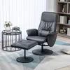HOMCOM relaxfauteuil met voetenbank, tv-fauteuil met Productafbeelding-voorbeeld 2