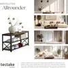 A collage of images showing a shoe rack in different room settings, along with a close-up of the shoe rack itself and branding. Náhled obrázku produktu