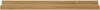 A wooden shelf with two pre-drilled holes for mounting. Produktbild-Vorschau