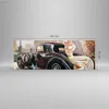Bilder auf glas - frau retro stil - 140x50cm - Glasbilder - Produktbild-Vorschau 3