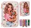DEPESCHE Sac de stylos TopModel, motif "Sunny Dog", 3 Voir les images du produit 1