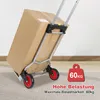 Jayseuw carrello porta sacchi in acciaio pieghevole 60 kg, Anteprima dell’immagine prodotto 4
