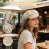 Cappello a tesa larga da donna, in cotone e lino, color Anteprima dell’immagine prodotto 6