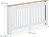 Osłona grzejnika Relaxdays, żaluzjowa, HBT 83x152x19 cm, do Podgląd zdjęcia produktu 4