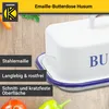 Karl Krüger 120252 Emaillierte Butterdose Husum weiß Produktbild-Vorschau 3