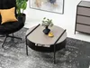 Table basse JOVITO - beige / noir Voir les images du produit 2