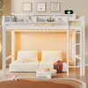 Flieks Etagenbett 90x200cm mit Led, Kinderbett mit Produktbild-Vorschau 3