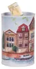 Clayre & Eef Tirelires Ø 10x15 cm Bleu Métal Maisons Voir les images du produit 3