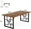 Tribesigns Schreibtisch, 160x80x75 cm, computertisch PC Produktbild-Vorschau 7