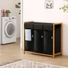 AdelDream Wäschekorb Kleidersortierer 3 Fächer Wäschewagen Produktbild-Vorschau 6