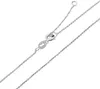 Ankerkette 925 Sterling Silber rhodiniert 1,1mm breit Produktbild-Vorschau 1