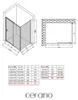 CERANO - Box doccia Varone LINE L/P - 6 mm - nero opaco, Anteprima dell’immagine prodotto 4