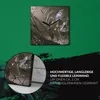 Coloray Uhr auf Leinwand 30x30 cm Wand Uhr Dekoration Produktbild-Vorschau 5