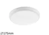 A white, circular ceiling light is shown against a white background. The diameter of the light is indicated as 175mm. Anteprima dell’immagine prodotto