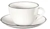 Asa Tasse à café avec soucoupe Ligne noire 1912113 Voir les images du produit 2