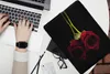MuchoWow® Laptop Hülle 13 Zoll Rosen - Schwarz - Rot Produktbild-Vorschau 2