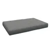 A grey cushion on a white background. Produktbild-Vorschau