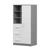 A product image of a children's bookshelf with drawers and a door. Náhľad obrázku produktu
