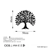 Opviq, Heart Tree V2, applique, nero, metallo, 50 x 9 x 46 Anteprima dell’immagine prodotto 8