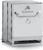 A stainless steel camping grill is shown against a white background. Podgląd zdjęcia produktu