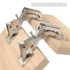 2er Set 170° Scharniere mit Dämpfung & Schrauben – Produktbild-Vorschau 8