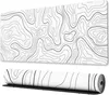 Gaming-Mauspad mit genähten Kanten, 80x30/90x40cm, Weiß Produktbild-Vorschau 1