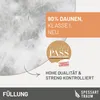Daunendecke 155x220 cm 90 % Daunen   Ganzjahresdecke Daunen Produktbild-Vorschau 4