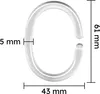 Kleine Wolke Duschvorhang-Ringe Glasklar Set 12-teilig Produktbild-Vorschau 3