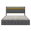 SUNFECILI Polsterbett 140x200 cm,Boxspringbett 140x200,mit Produktbild-Vorschau 7