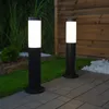 LUMILED Lampadaire extérieur 45cm Borne d'éclairage IP44 Voir les images du produit 11